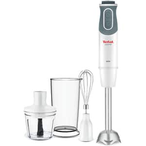 Mixer vertical TEFAL Optichef 3 in 1 HB643138, 0.8l, 800W, 20 trepte viteza, alb 