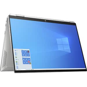 Laptop 2 in 1 HP Spectre x360 14-ea0022nn, Intel Core i7-1165G7 pana la 4.7GHz, 13.5" WUXGA+ Touch, 8GB, SSD 512GB, Intel Iris Xe Graphics, Windows 10 Home, argintiu