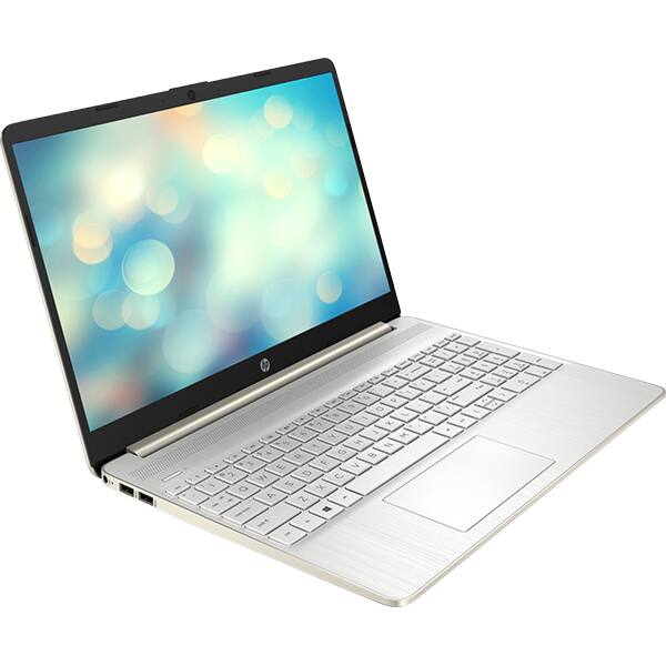 Laptop HP 15s-fq4012nq, Intel Core i5-1155G7 pana la 4.5GHz, 15.6" Full HD, 8GB, SSD 512GB, Intel Iris Xe Graphics, Windows 11 Home S, auriu pal