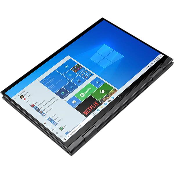 Laptop 2 in 1 HP ENVY x360 Convert 15-eu0030nn, AMD Ryzen 5 5500U pana la 4GHz, 15.6" FHD Touch, 16GB, SSD 512GB, AMD Radeon, Windows 10 Home, negru