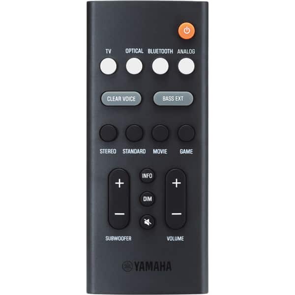Soundbar YAMAHA SR-C20, 100W, HDMI, negru