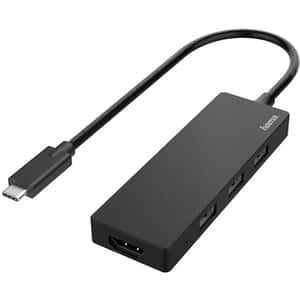 Hub USB Type-C HAMA 200113, USB-3.2, HDMI, negru