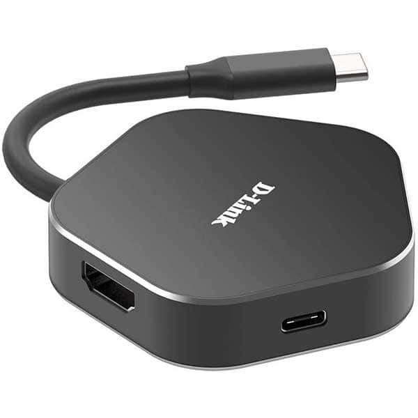 Hub USB Type-C D-LINK DUB‑M420, USB 3.0. HDMI, negru