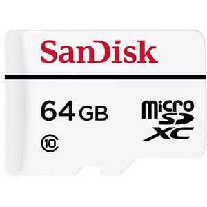 Card de memorie SANDISK High Endurance, microSDXC, 64GB, 20MB/s, clasa 10