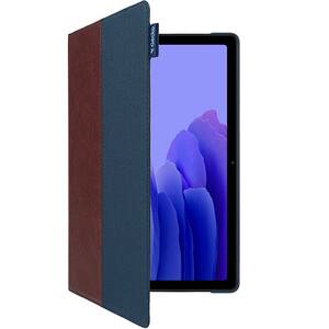 Husa Flip Cover pentru Galaxy Tab A7 10.4" 2020, GECKO Easy-Click 2.0 V11T59C35, albastru-maro