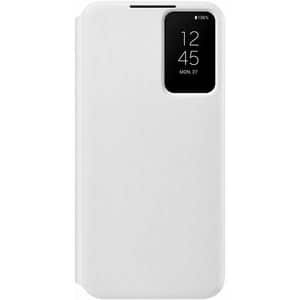 Husa Smart Clear View Cover pentru SAMSUNG Galaxy S22 Plus, EF-ZS906CWEGEE, White