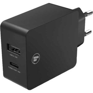 Incarcator retea HAMA 210520, 1xUSB, 1x USB-C, Power Delivery  (PD), Quick Charge 3.0, negru