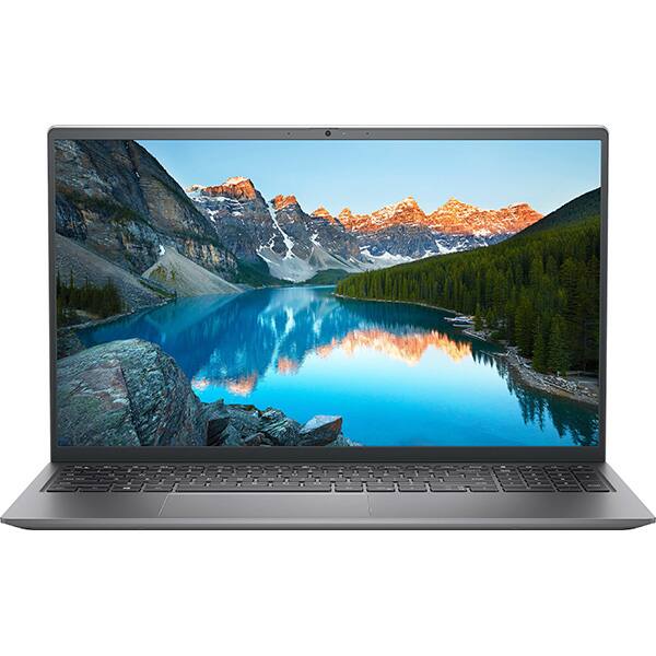 Laptop DELL Inspiron 15 5510, Intel Core i7-11370H pana la 4.8GHz, 15.6" Full HD, 8GB, SSD 512GB, Intel Iris Xe Graphics, Ubuntu, argintiu