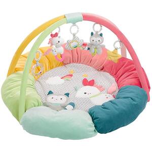Saltea de joaca FEHN Aiko&Yuki 3D 57195, 0 luni+, multicolor 