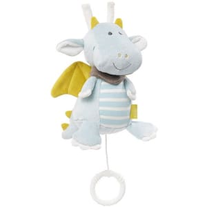 Jucarie interactiva FEHN Dragon 65015, 0 luni+, bleu-verde