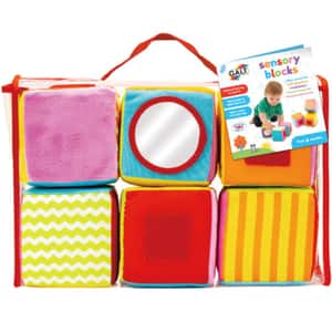 Jucarie interactiva GALT Cuburi senzoriale 1005242, 0 luni+, multicolor