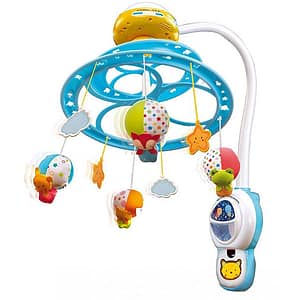 Jucarie carusel VTECH Noapte buna bebe VT181012, 0 luni+, multicolor 