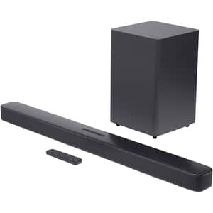 Soundbar JBL Bar 2.1 Deep Bass, 2.1, 300W, Bluetooth, Subwoofer Wireless, Dolby, negru