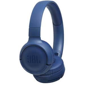 Casti JBL Tune 500BT, Bluetooth, On-ear, Microfon, albastru