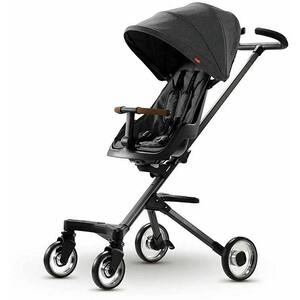 Carucior sport QPLAY Easy 321QPEASY64, 5 puncte, 0 luni+, gri inchis-negru
