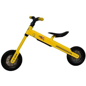 Bicicleta copii fara pedale COCCOLLE B-Bike 335010040, 8.3", galben-negru