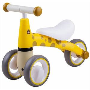 Tricicleta fara pedale DIDICAR Girafa SI4000, 1-3 ani, alb-galben