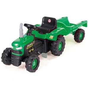 Tractor cu remorca DOLU D8053, 3 ani+, verde-negru
