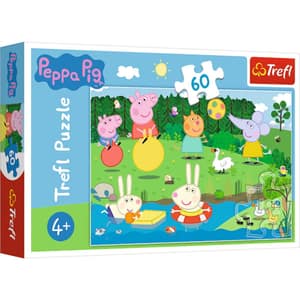Puzzle TREFL Peppa Pig - Distractie in vacanta 17326, 4 ani+, 60 piese 
