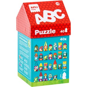 Puzzle APLI Casuta ABC AL014805BUC, 3 piese, 40 piese