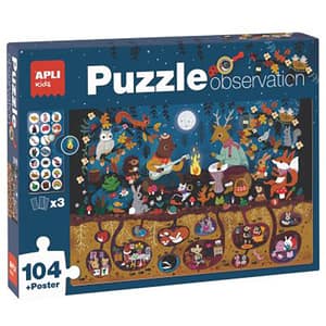 Puzzle APLI In padure AL018507, 4 ani+, 104 piese