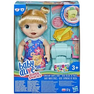 Papusa bebelus BABY ALIVE Snackin' Shapes E3694, 3 ani+, multicolor 