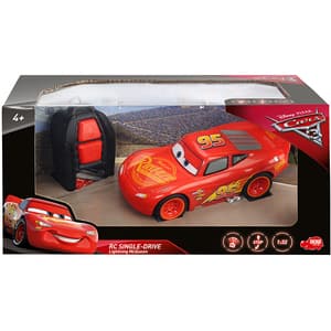 Masinuta cu telecomanda CARS Fulger McQueen , 4 ani+, rosu-negru