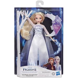 Papusa FROZEN Disney II - Elsa Musical Adventure E8880, 3 ani+, alb-belu