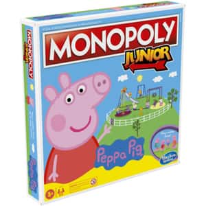 Joc de societate MONOPOLY Junior - Peppa Pig F1656, 5 ani+, 2-4 jucatori