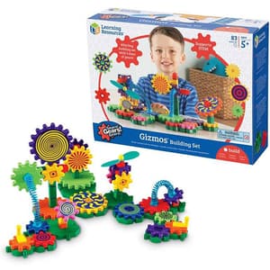 Set de constructie LEARNING RESOURCES Gears Gizmos LER9171, 7 - 11 ani, 83 piese