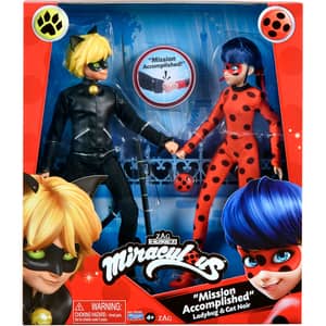 Set 2 papuse MIRACULOUS MLB50365O, 4 ani+, rosu-negru