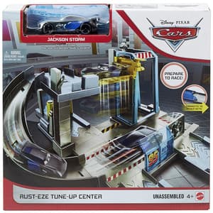 Set CARS Centrul lui Rust-eze MTGJW43, 4 ani+, gri-albastru deschis