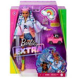Papusa BARBIE Extra Style MTGRN29, 3 ani+, multicolor