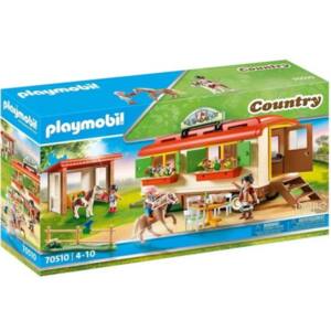 Set figurine PLAYMOBIL Country - Rulota ponei PM70510, 4 ani+, multicolor