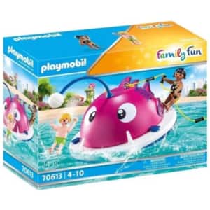 Set figurine PLAYMOBIL Family Fun - Insula pentru sarituri in apa PM70613, 4 ani+, multicolor