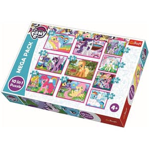 Puzzle 10 in 1 TRELF My little Pony 90353, 4 ani+, 329 piese