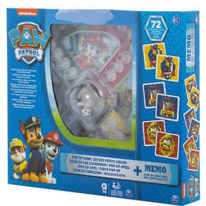 Joc de societate SPIN MASTER Paw Patrol Pop Up&Memory 6039199, 4 ani+, 2-4 jucatori