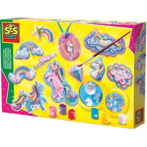 Set creativ SES Unicorni cu sclipici S01359, 5 ani+, multicolor
