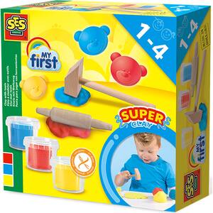 Set de modelaj SES My First Clay with tools S14432, 12 luni+, multicolor