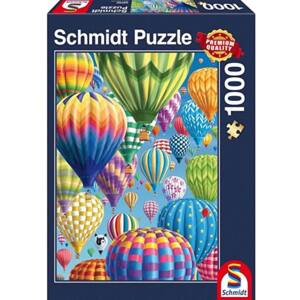 Puzzle SCHMIDT Baloane colorate pe cer SSP-58286, 12 ani+, 1000 piese 