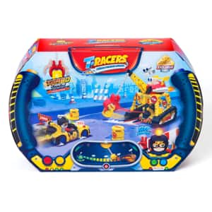 Set masinuta T-RACERS Turbo Crane TR9002O, 4 ani+, multicolor