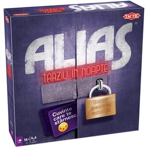 Joc de societate ALIAS Tarziu in noapte 55716, 18 ani+, 4-12 jucatori