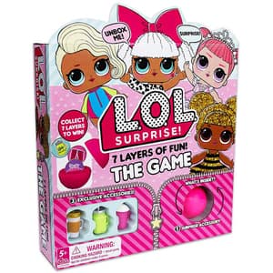 Joc de societate LOL Surprise 7 Layers of fun 6042059, 5 ani+, 2-4 jucatori