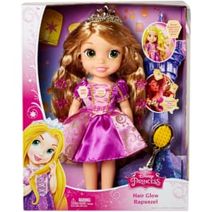 Papusa DISNEY Rapunzel cu par magic 96383, 3 ani+, roz-mov