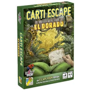 Joc de societate DV GIOCHI Escape - Misterul din Eldorado editia II ESC2909, 12 ani+, 1-6 jucatori