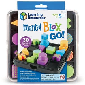 Joc logica LEARNING RESOURCES Mental Blox Go LER9286, 5 ani+, 2 jucatori