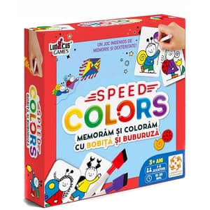 Joc educativ LIFESTYLE Speed Colors: Bobita si Buburuza LS102, 3 ani+, multicolor