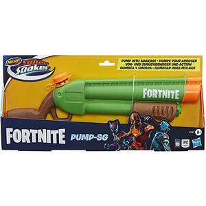 Blaster cu apa NERF Fortnite Super Soaker SG E7647, 8 ani+, verde-maro