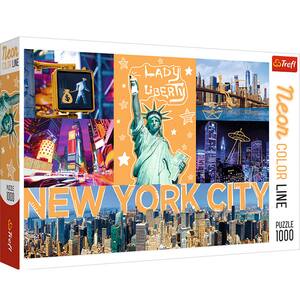 Puzzle TREFL New York Neon 10579, 12 ani+, 1000 piese