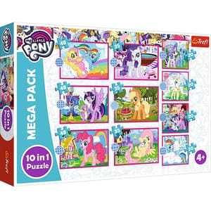 Puzzle 10in1 TREFL My Little Pony - Poneii uimitori 90380, 4 ani+, 329 piese